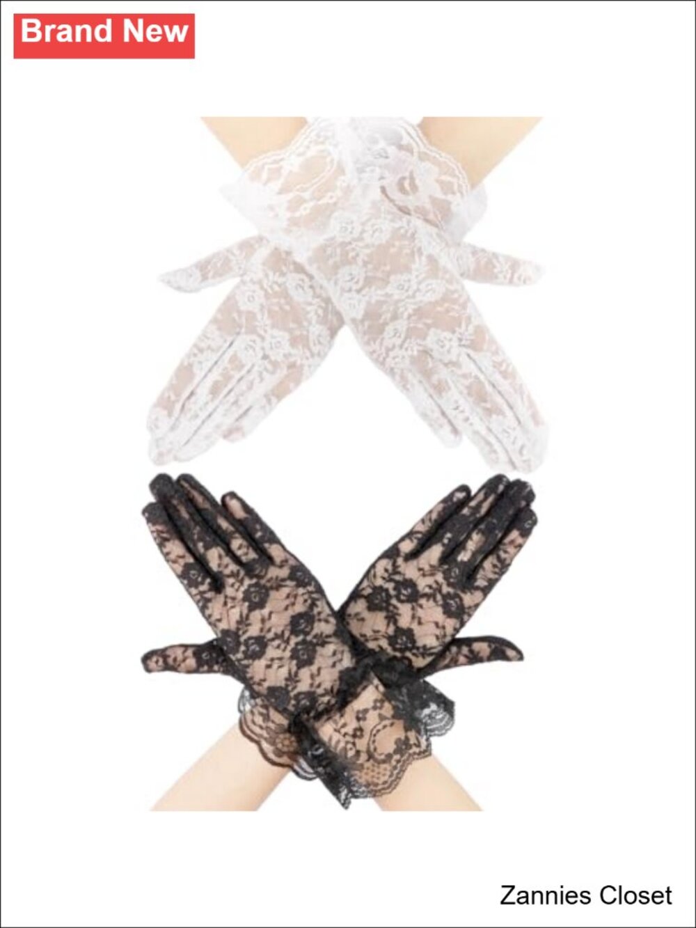 ✨ Lace Gloves Short Tea Party Wedding Bridal Opera Cosplay Women Accessories